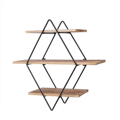 MHome Solid Wood Decorative Floating Rustic Wall Shelves