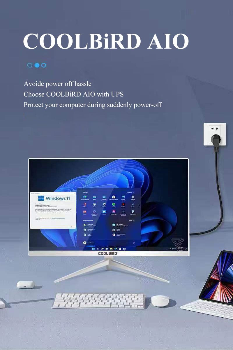 All In One PC - 24Inch Intel Core i5 10th Gen 16GB RAM 512GB SSD Win 11 All-in-One PC