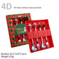 MHome Christmas Theme Cutlery Set 4pc in Gold or Silver Options