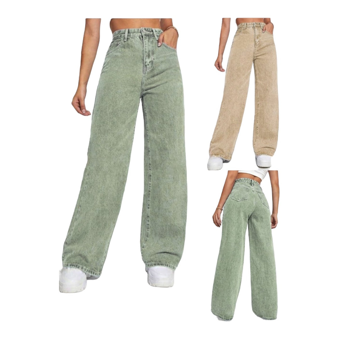 Ladies Baggy Jeans - 2 Colours