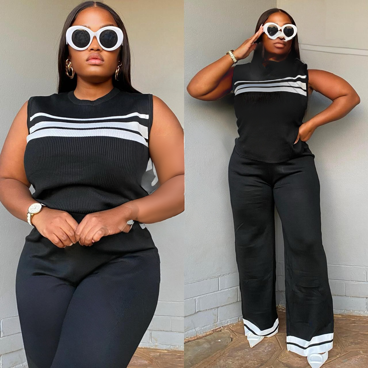 Ladies 2pc Matching Pants/Top Set-Various Options