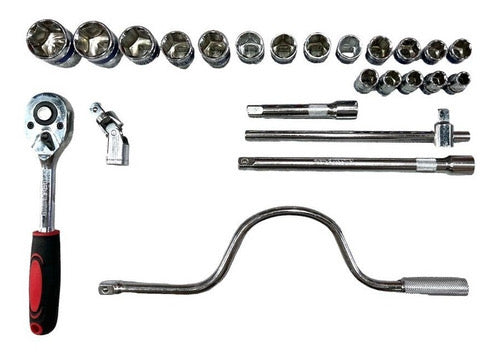 Professional Toolset 25pc - 1/2inch Drive