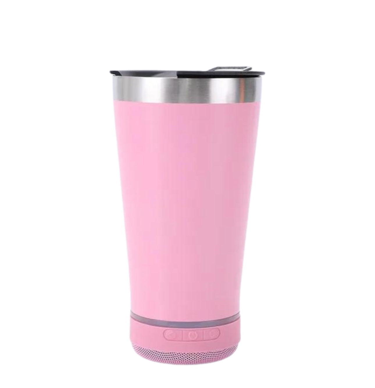 MTech 473ml Bluetooth Speaker Travel Mug – Stainless Steel Tumbler (Multiple Colors)
