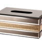 High-end Light Luxury Glass Tissue Box - Living Room / Bedroom / Desktop