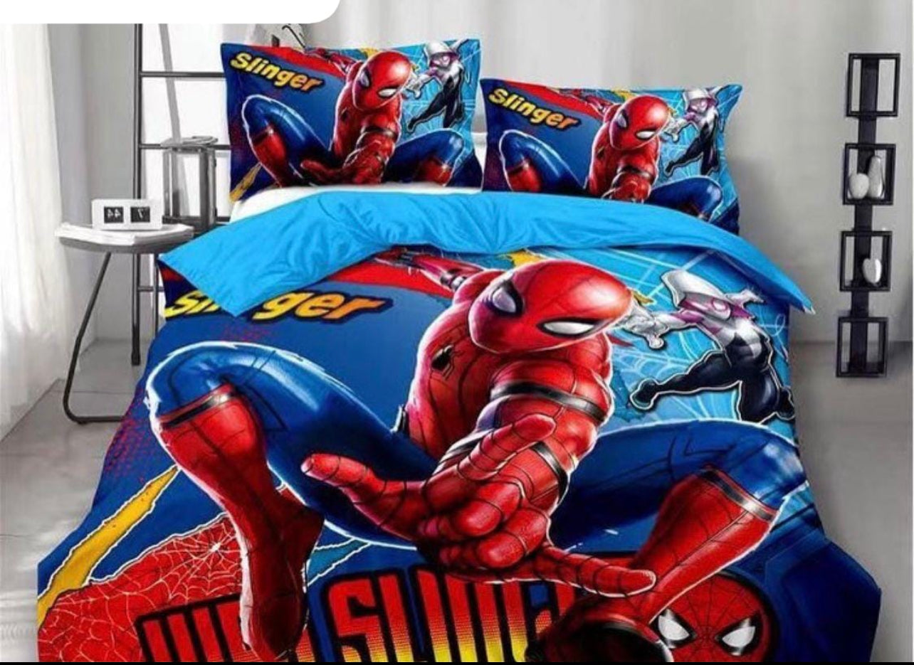 Kids Single Cartoon Themed Duvet Set 3pc - Various Designs Available