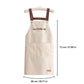 Kitchen Apron Sleeveless Waterproof Hand-wiping Cooking Baking Home Chef Aprons With Pockets Waiter Pinafore Logo Design Custom