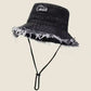 Ladies Distressed Vintage Denim Bucket Hats-Various Options