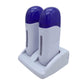 Professional Double Depilatory Roll-On Wax Warmer