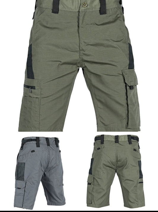 Summer 
Men's Tactical Shorts Cargo Shorts Shorts Buttons Multi Pocket Color Block Comfort Wearable Short Casual Daily Holiday Fashion Classic Colours