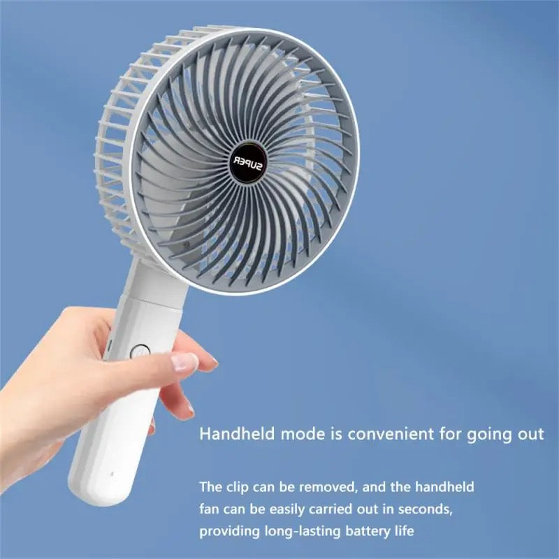 Desktop Fan - Usb Charging Usb Charging Clip Three Speed Regulation Wall Mounted Fan Small Appliance Small Fan Rotatable Recommended 5v 2a