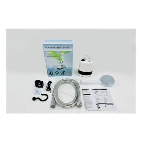 Ximeite Portable Outdoor Shower, USB Type With Rechargeable Option