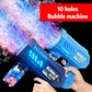 Children Electric Bubble Gun Rocket Soap Automatic bubble machine Kids Summer Outdoor Bubble Blowing Toys for Kids