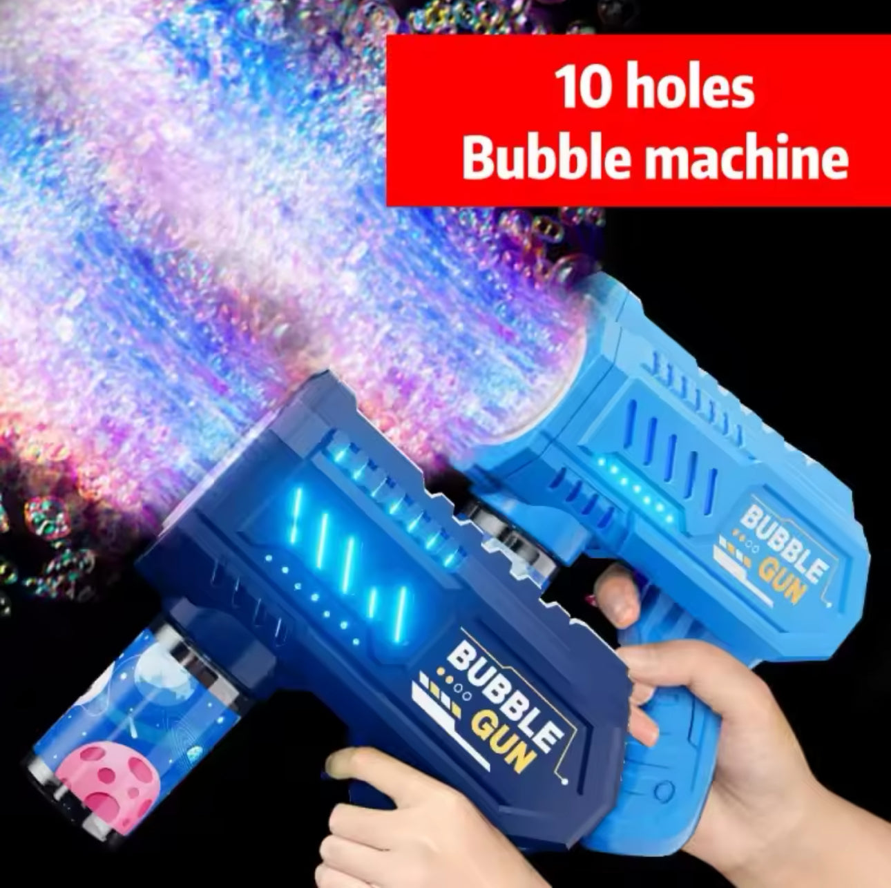 Children Electric Bubble Gun Rocket Soap Automatic bubble machine Kids Summer Outdoor Bubble Blowing Toys for Kids