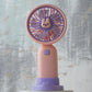 Mini Fan With Mobile Phone Holder USB Charging-Various Colours