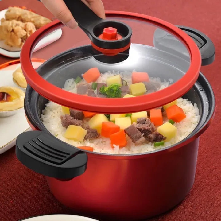Micro Pressure Cooker New Style Cooker Stew pot Non-stick Soup pot Multifunctional 3.5L
