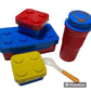 3 in 1 Blocks Snack Lego Shape Lunch Box with cup
