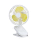 Clip On Rechargeable Moveable Head Portable Fan