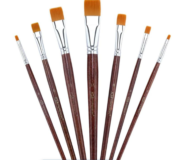 7Piece Artist Paint Brush Set GF-17A