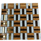 Glass and Stone Mix Mosaic 300 X 300MM Sheet for Wall and Floor