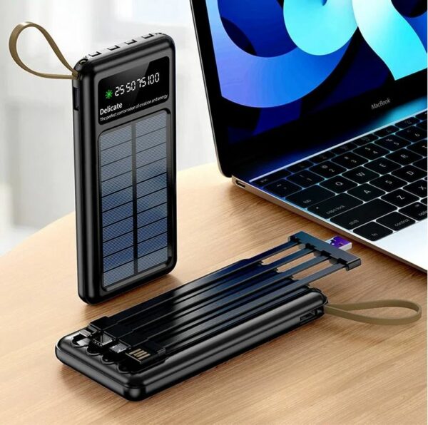 Solar Powered Power Bank 20000Mah With LED Light Megamall Online Store Solar powered power bank 20000mah with led light megamall online store