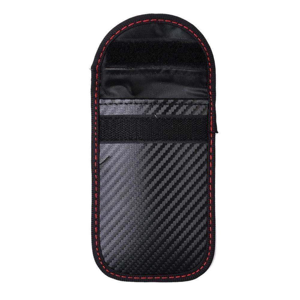 Carbon fiber pattern RFID signal shielding key case – Megamall Online Store