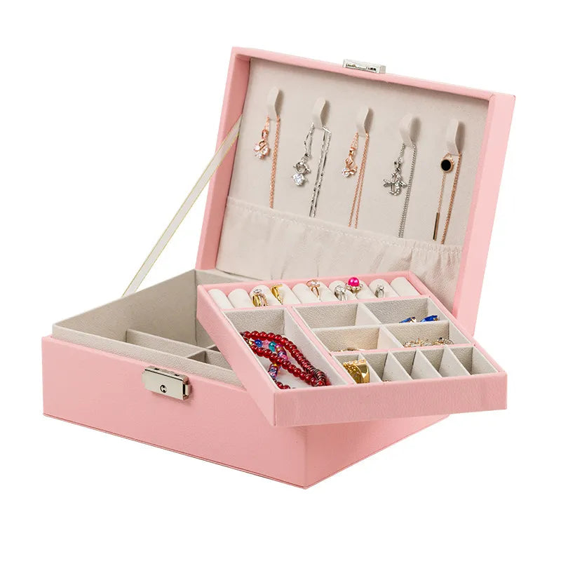 M-Beauty Double Layer Elegant Jewellery Box