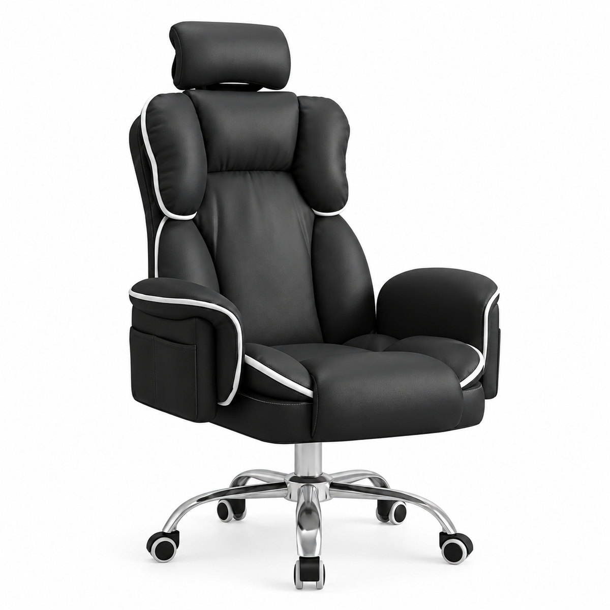 MTech Executive Office Gaming Chair with Reclining Backrest & Padded Armrests