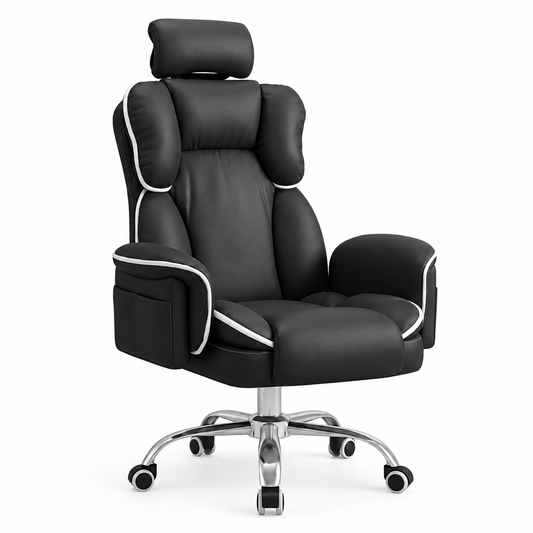 MTech Executive Office Gaming Chair with Reclining Backrest & Padded Armrests