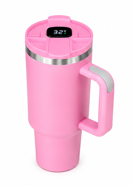 MHome Smart Temperature Display Insulated Travel Tumbler