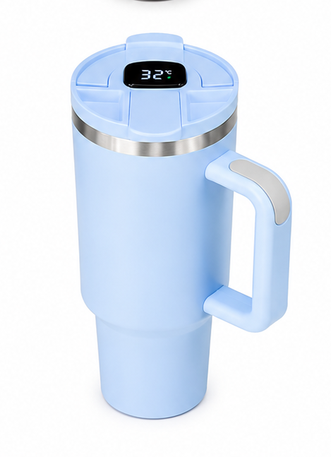 MHome Smart Temperature Display Insulated Travel Tumbler