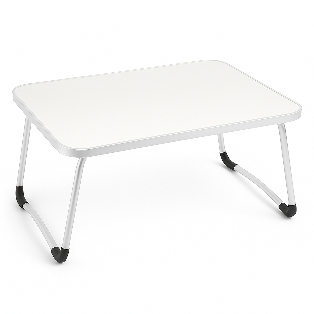 MFurn Premium Folding Laptop & Bed Table – Aluminum Alloy Frame + Density Board