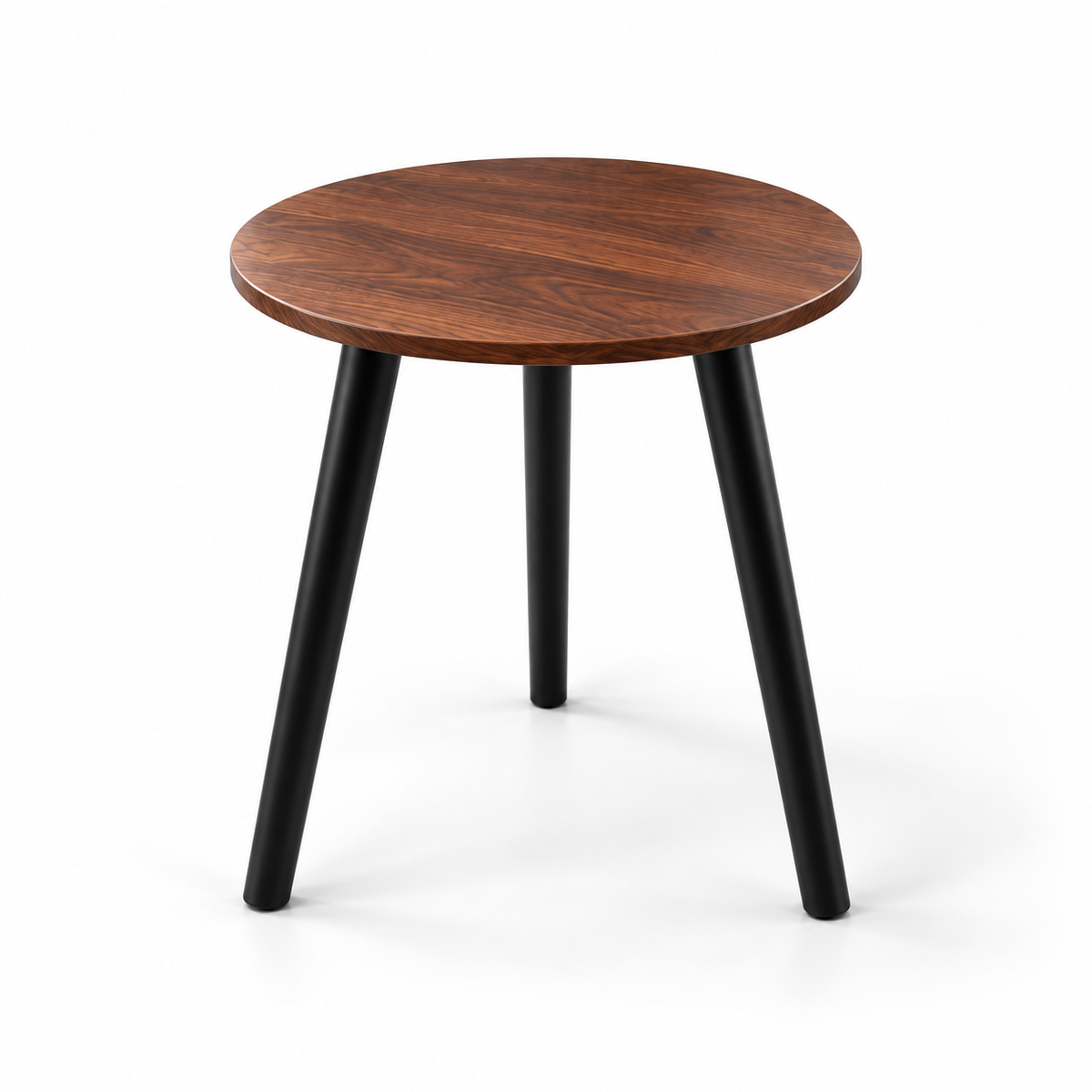 MFurn Round Side Table with Tripod Legs – Modern Compact Accent & Coffee Table