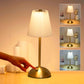 MHome Pleated Shade LED Table Lamp, USB Powered Touch Control with 4 Colour Modes