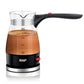 RAF R.128 Electric Glass  0.5L Turkish Coffee Pot 600W - Portable Arabic Coffee Kettle