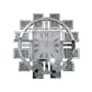 Mirror Wall Clock Modern Design Big Size Diamond Wall Clocks Home Decor Silent Luxury Gold Glass Living Room Decoration Gift