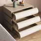 MFurn French Style Bedside Table with Three Drawers, Lightweight Luxury High End