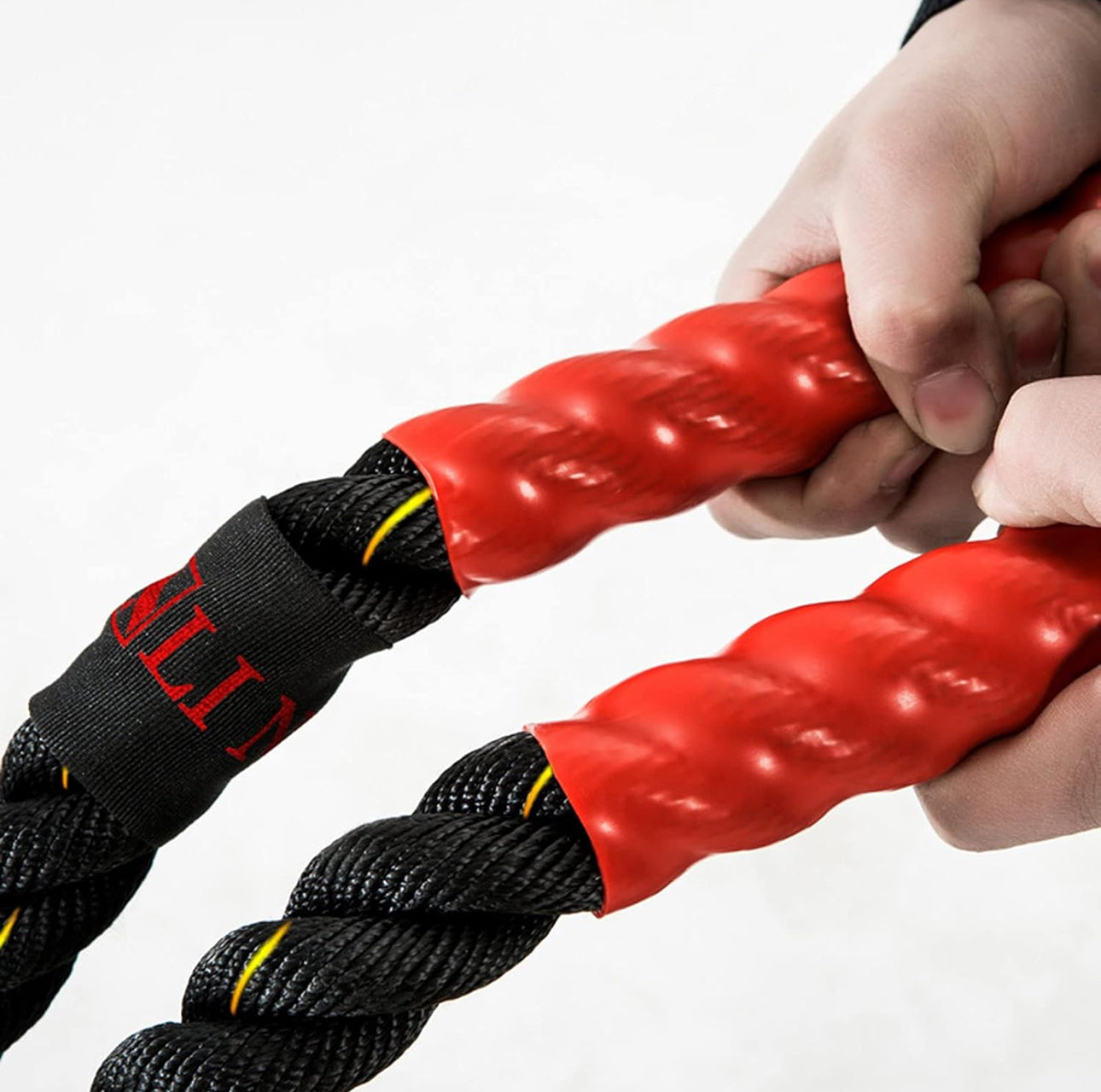 Battle Rope Outdoor Sports Battle Rope, Men's and Women's Physical Capacity Training Ropes, Rope Skipping, Rope Throwing, Bold 38mm is Wear-Resistant and Durable (Size : 9m)