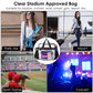 Clear Shoulder Crossbody Bag Stadium Approved See Through Transparent Handbag