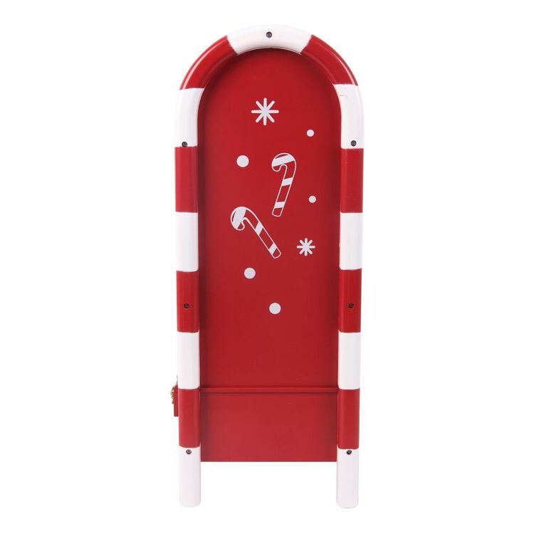 LED Musical Santa Letter Box Christmas Decoration 37cm