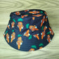 Bucket Hat- Africa Map / Black Logo