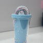 Double Walled Rainbow Plastic Water Cup