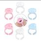Heart Shaped Blossom Eyelash Extensions Fanning Glue Rings