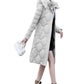 Ladies Mid-Long Length Diamond Quilted Puffer Jackets-Various Colour