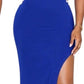 Ladies Maxi Evening Dress with Stones and Rhinestones-Various Options