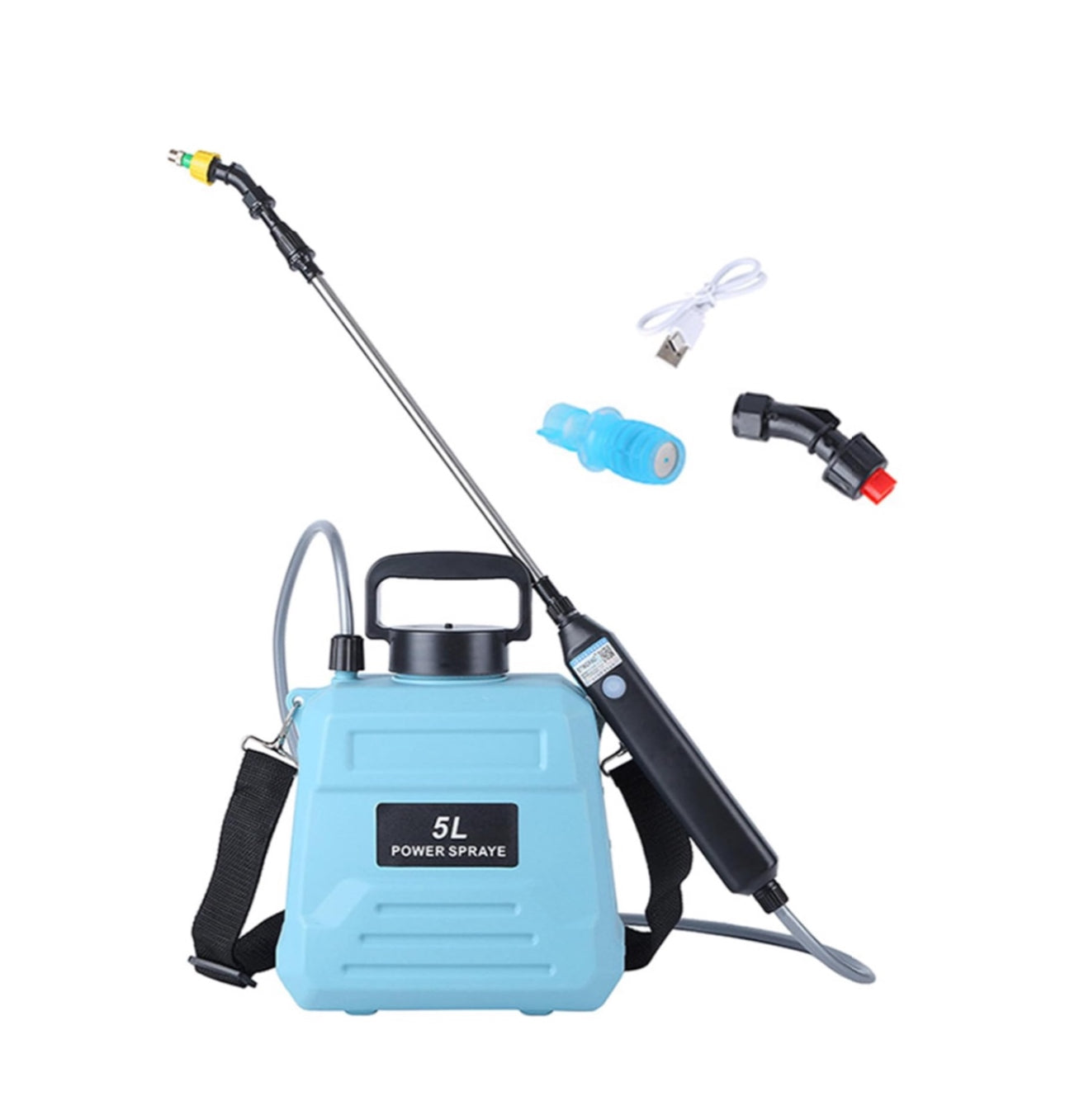 Electric Garden Sprayer Battery Powered Automatic Garden Plant Mister Rechargeable 5L