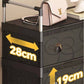 MHome Dust Proof Shoe Rack 5Tier Black