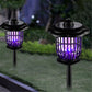 Solar Bug Zapper Outdoor,Mosquito Zapper Outdoor Mosquito Killer for Bug Gnat Fly Small Flying Insect Mosquito Repellent for Patio Yard Garden Farm,Waterproof Bug Lights for Outside 2pc