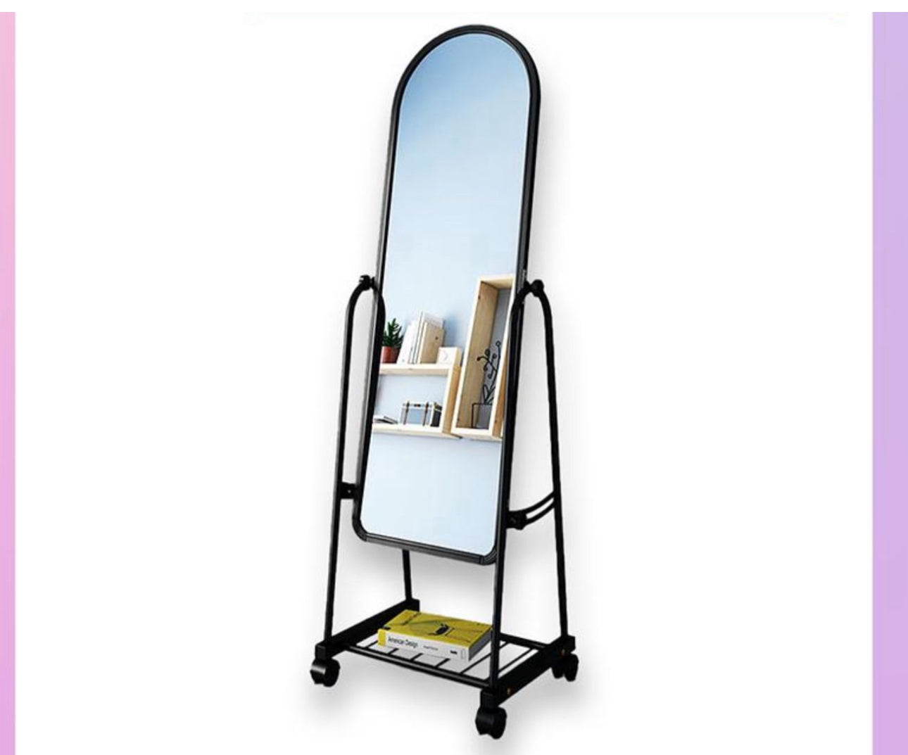 MHome Full Length Free Standing Mirror On Wheels - Various Options