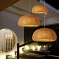 MHome Bamboo Wicker Rustic Vintage Rattan Shade Hanging Pendant Light-Various Options