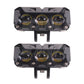 Motorcycle LED Spotlights High And Low Beams Two-Color Lens Headlights